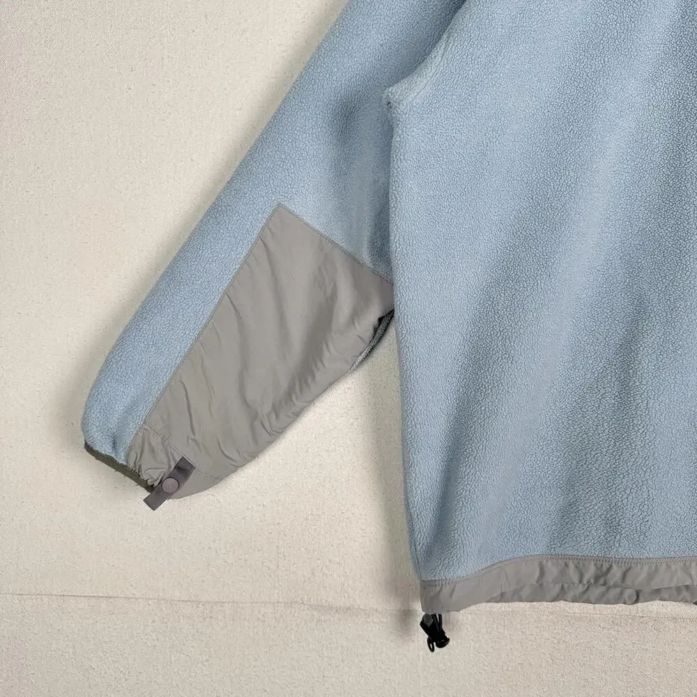 The North Face Youth X-Large XL Blue Gray Fleece Full Zip Jacket‎